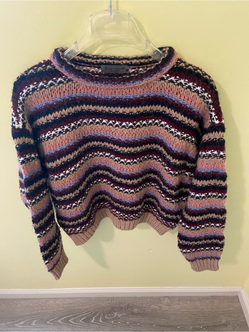 Striped Crewneck Sweater in Multicolor